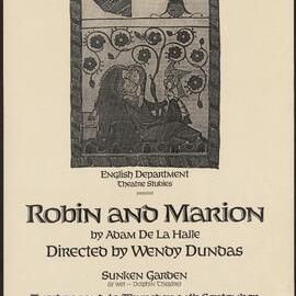 Robin and Marion, 1987. Poster