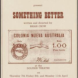 Something better, 1988. Poster