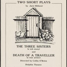 The three sisters and death of a traveller, 1989. Poster
