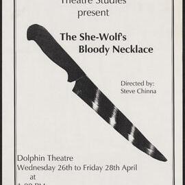 The she-wolf's bloody necklace, 1995. Poster
