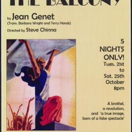The balcony, 2003. Poster