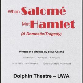 When Salomé met hamlet, 2005. Poster