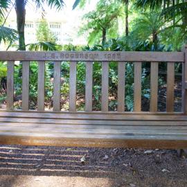 62719P - UWA Benches Project - ROGERSON : J. E. ROGERSON 1986 - Tropical Grove - Close Up