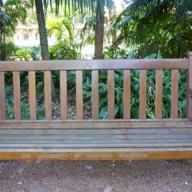 62727P - UWA Benches Project - SC DP : SC infinity symbol DP - Tropical Grove - Close Up