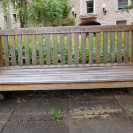 62732P - UWA Benches Project - SANGSTER : MEG SANGSTER 1922-2019  AUTHOR OF 'THE MARY RAINE STORY' - Arts - Close Up