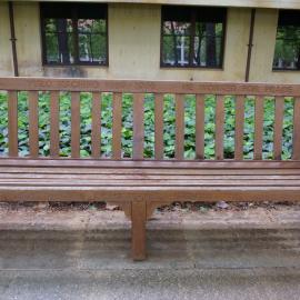 62764P - UWA Benches Project - MACHINO : YUZO MACHINO 1939 - 1986 HE WORKED FOR PEACE - Law Forecourt - Close Up