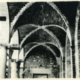 62P - Construction - Winthrop Hall - Vaulting of ceiling of foyer - circa June 1930