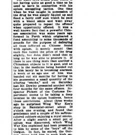 The Opium Traffic - Blocking the Chow