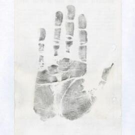 Ah Key Left Handprint 1907