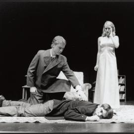 The real inspector hound. Production photo