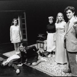 The real inspector hound. Production photo