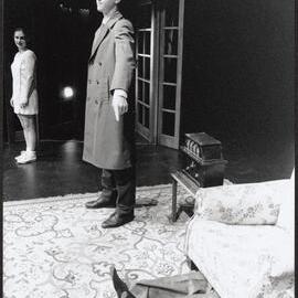 The real inspector hound. Production photo
