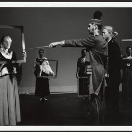 The she-wolf's bloody necklace. Production photo