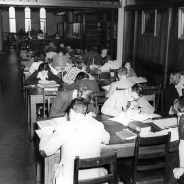 5834P - Students studying in Library (Administration Building ) - 1949