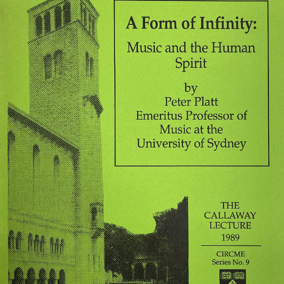 A Form of Infinity: Music and the Human Spirit