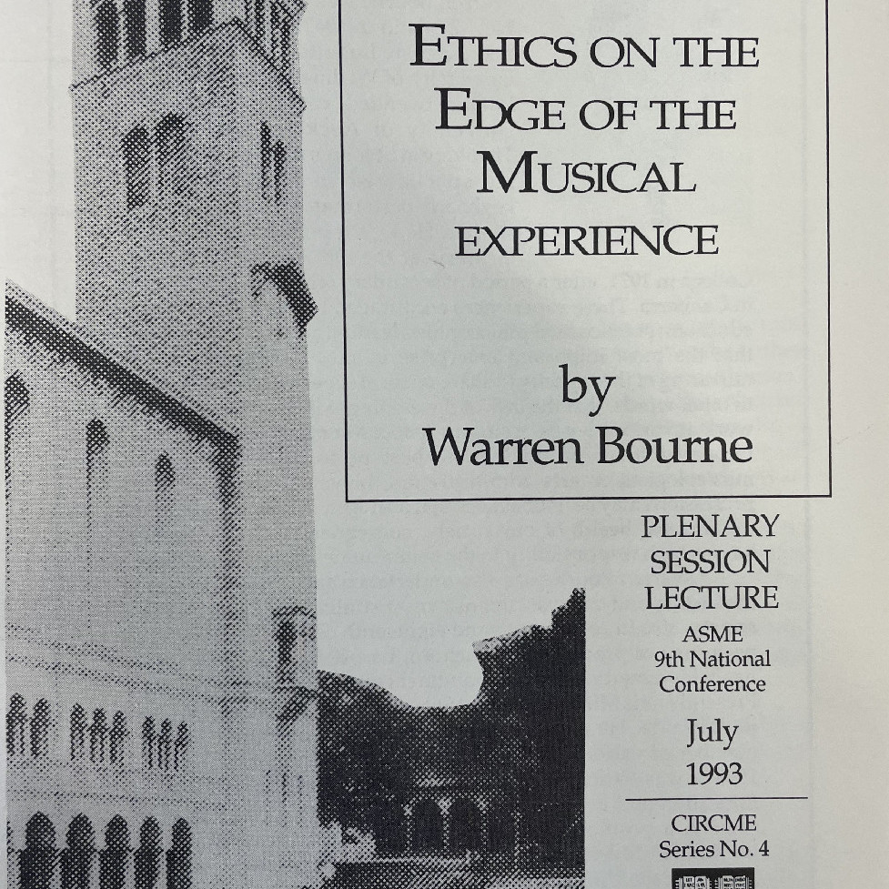 Ethics on the Edge of the Musical Experience