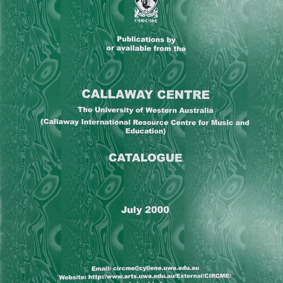 Callaway Centre Catalogue July 2000