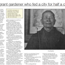 Hu Che-Em newspaper article