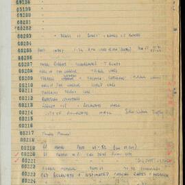 Peter Genge field notes. 00197