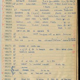 Peter Genge field notes. 00199