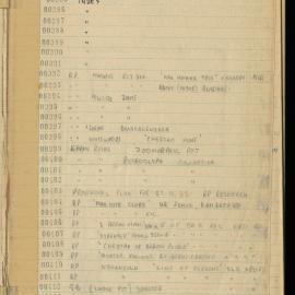 Peter Genge field notes. 00385