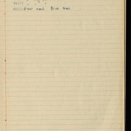 Peter Genge field notes. 00391