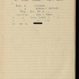 Peter Genge field notes. 00397
