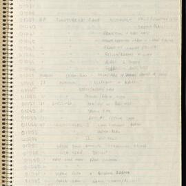 Peter Genge field notes. 01035