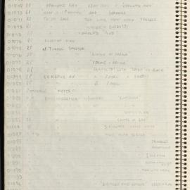 Peter Genge field notes. 01036