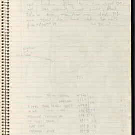 Peter Genge field notes. 01047