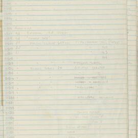 Peter Genge field notes. 01137
