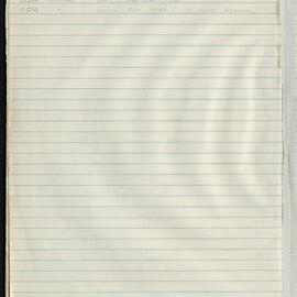 Peter Genge field notes. 01138