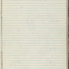 Peter Genge field notes. 01147