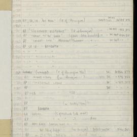 Peter Genge field notes. 01233