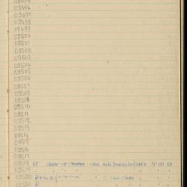 Peter Genge field notes. 02379