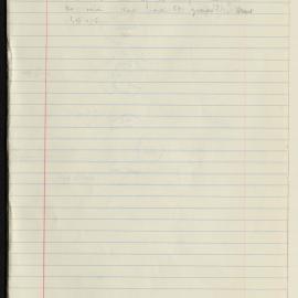 Peter Genge field notes. 02966