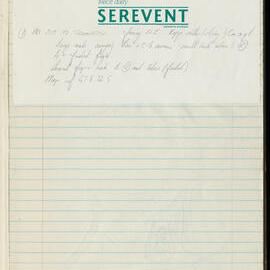 Peter Genge field notes. 03359