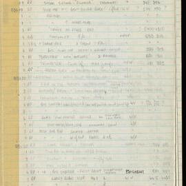 Peter Genge field notes. 03544