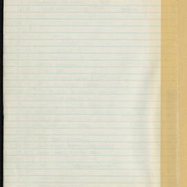 Peter Genge field notes. 03549