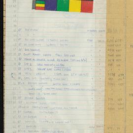 Peter Genge field notes. 03738