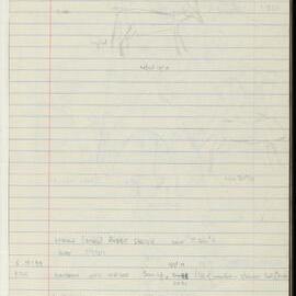 Peter Genge field notes. 03986