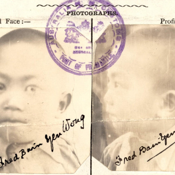 Fred Bain Yen Wong CEDT 1925 (NAA Item ID: 1742879)