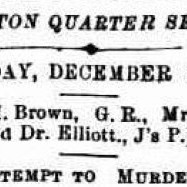 Attempt to Murder Victorian Express 13 December 1890