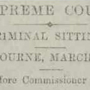 SUPREME COURT,  Nor'West Times and Northern Advocate,  12 March 1892, p. 3. 