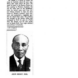 Those Pioneers! John Gooey Esq.