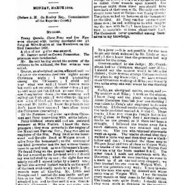 Murder of Ah Pang - Victorian Express report