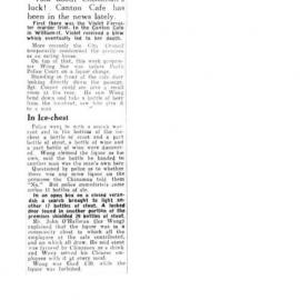 Canton Cafe 'Spot of Bother'