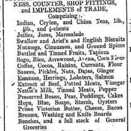 Sun Tong Cheong - sale notice, 1898