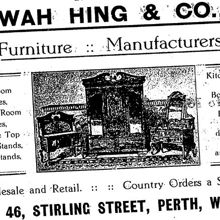 Wah Hing & Co., Furniture Factory, Perth