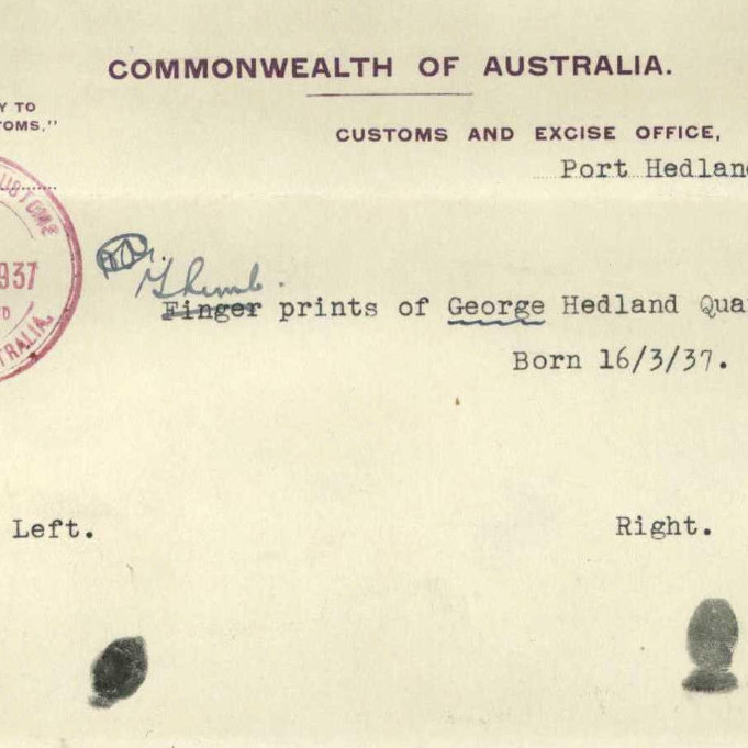 QUAN SING George Hedland